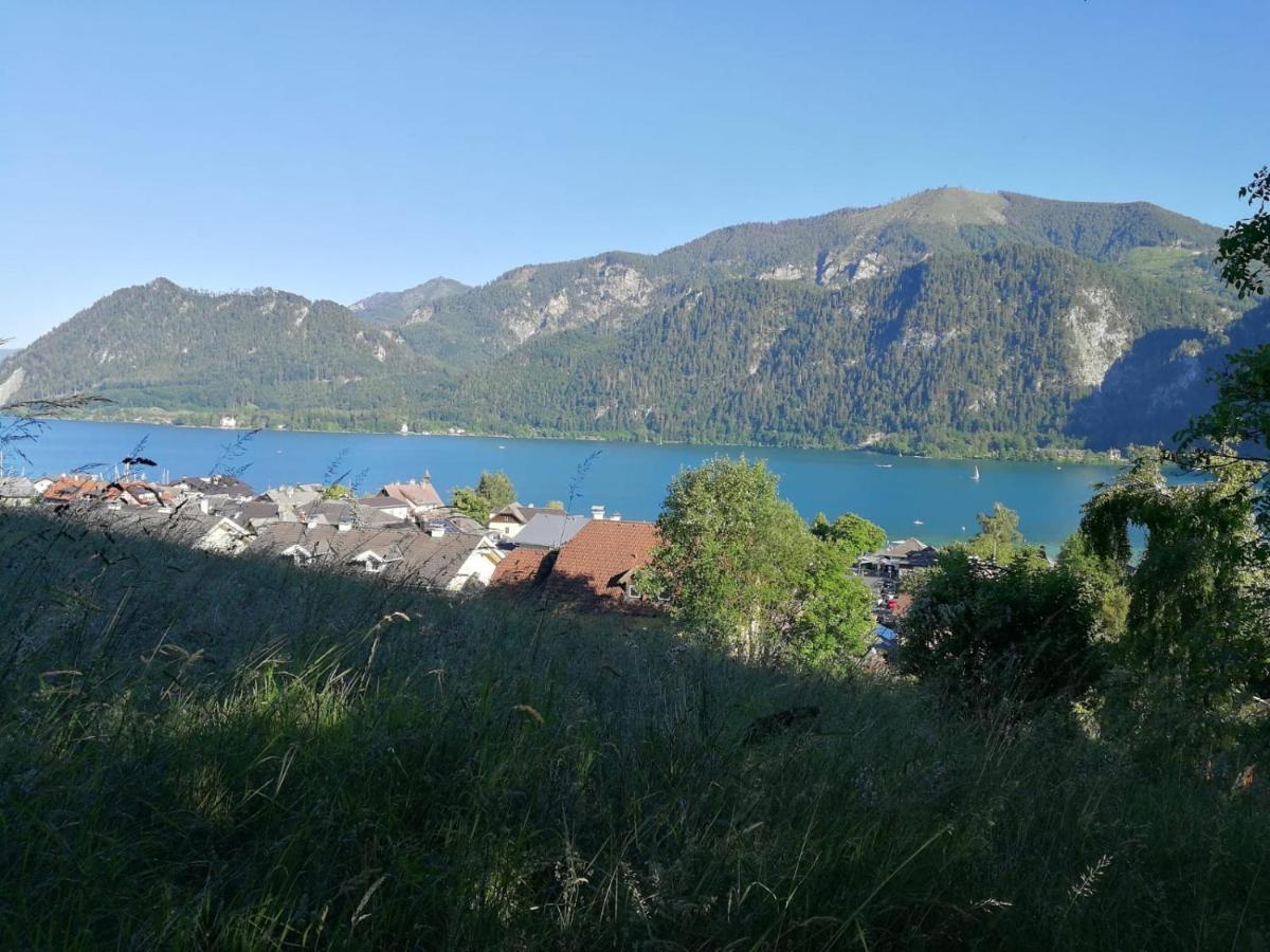 Ferienwohnung Mit Seeblick, Unterach Am Attersse Unterach am Attersee Exteriör bild